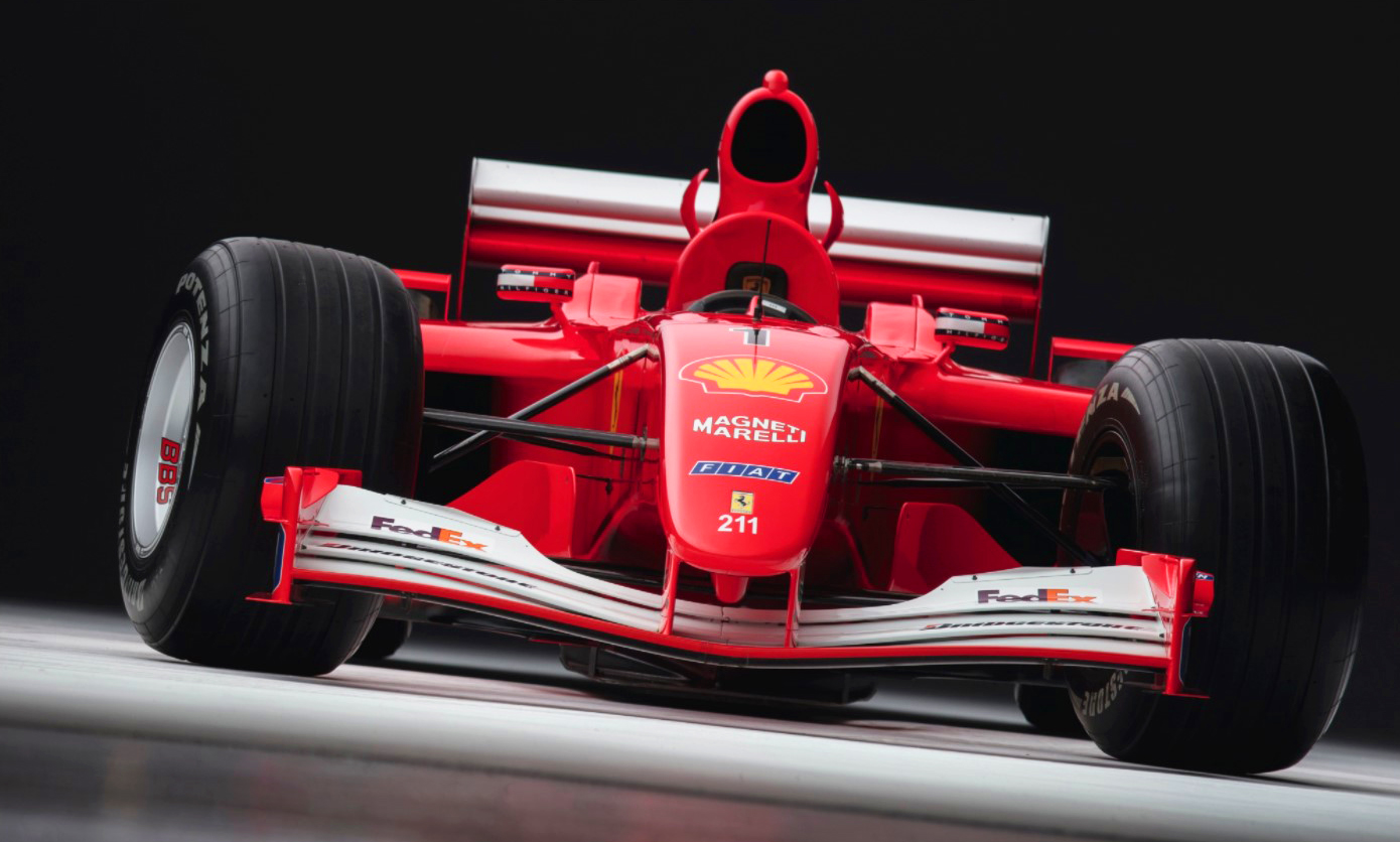 SCHUMACHER FERRARI AUCTIONED FOR AU$9.3 MILLION - JUST CARS
